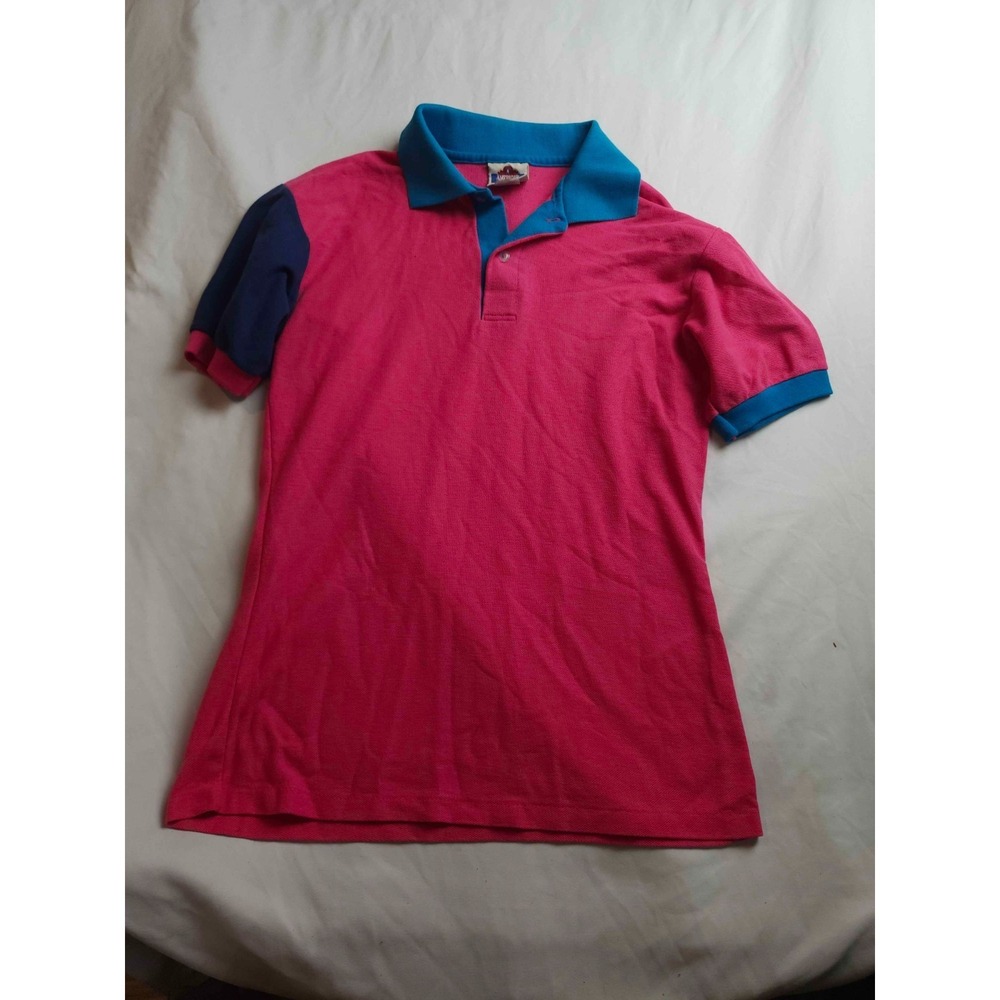 Vtg 90s American Edition Shirt Womens S Pink Old Money Preppy Sportswear Y2K
